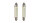 Shaftcandle,  ivory-coloured, 16 V / 4 W, E 14,  2 pcs. per blistercard