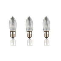 Topcandle, clear,  12 V / 3 W,  3 pcs. per blistercard