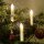 LED-Topcandle, warm-white, frosted candle, 12 V / 0,1 W, matt,  3 pcs./blistercard