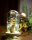 LED-Glas-Glocke mit Timer, DiY abnehmbares Glas, batteriebetrieben