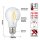 LED-Filament-Lampe A60, E27, 4,5W, Glas matt, 470 lm