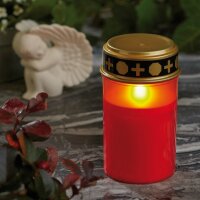 LED-Grave Light red, yellow LED, battery operated