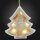 LED-3D Tannenbaum weiß gebeizt, 5 LEDs