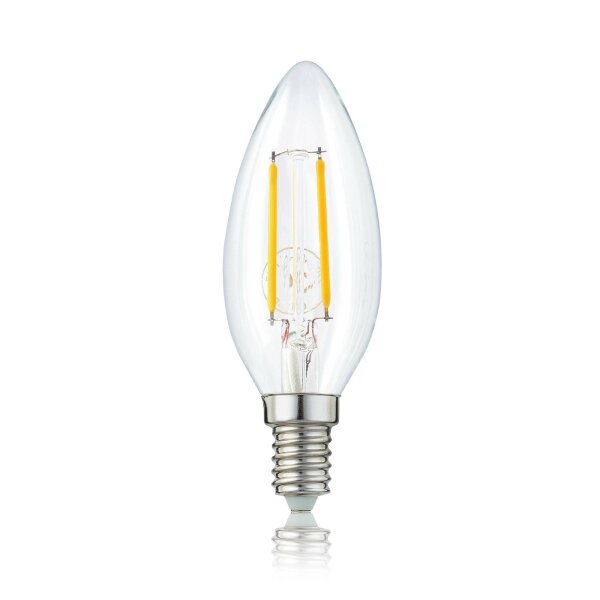 LED Candle Bulb C35, E14, 2.5 W, 250 lm, clear