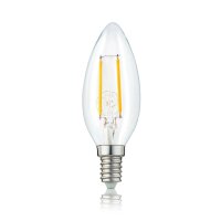LED-Kerzenlampe C35,  E14, 2,5  W, 250 L, klar