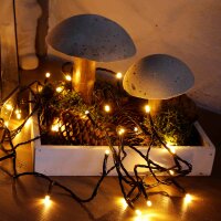 LED-Lichterkette, 400 LEDs bernsteinfarben,...
