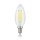 LED-Kerzenlampe C35, E14, 4,5W, Glas klar, 470 lm