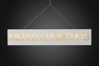 LED-Holzschild "Merry Christmas", 11 LEDs...