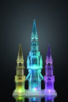 LED-Acryl-Kathedrale, bunte LEDs