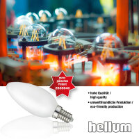 LED-Kerzenlampe C35, E14, 4,5W, Glas milchig, 470 lm