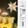LED paper star to hang, white
