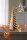 LED Lichterkette mit rose goldfarbenen Metallbällen, 10 LEDs warm-weiß, mit Timer, batteriebetrieben