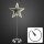 LED-Infinity-Star with stand 45 cm, 42 warm-white LEDs, battery operated