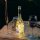 20-pcs. Bottle Lightchain, warm-white, battery-operated