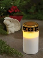 Grave light white "deluxe", 12 pcs. in Display,...