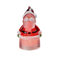 LED-Weihnachtsmann zum Aufhängen und Stellen, RGB, batteriebetrieben