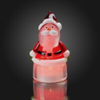 LED-Weihnachtsmann zum Hängen und Stellen, 1x RGB LED, inkl. Batterien
