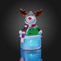 LED-Reindeer to Hang and Stand,  RGB, battery operated
