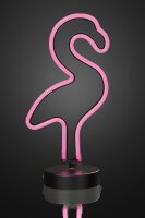 LED-Flamingo, pink, Höhe: 30 cm, batteriebetrieben