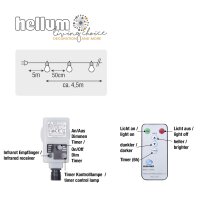 10-tlg. LED-Filament Party-Lichterkette , warm-weiß, mit Außen-Transformator