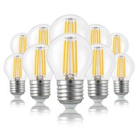 LED-Tropfenlampe G45 E27 4,5W klar