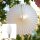 Papierlampion "Sunny", weiß, hängend,  weißes Kabel, E14 Sockel, Ø 40 cm, für außen, inkl. Lampe