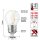 LED-Tropfenlampe G45, E27, 2,5W, Glas milchig, 250 lm