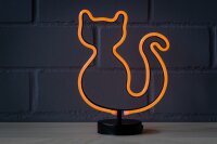 LED-Cat, 100 orange LEDs,  battery operated