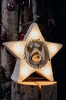 LED-Figure "Star - Reindeer," with Timer,...