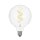 LED-Filament-Lampe G125, E27, 6W, Glas klar, 480 lm