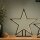 LED-Star, black, Wood, Height: 50 cm, Indoor-Transformer.