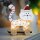 LED-Figur Katze, stehend, beleuchtet, fahrbar, 5 warm-weiße LEDs