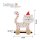 LED-Figure Cat, standing,  illluminated,  mobile, 5 warm-white LEDs, battery operated