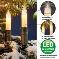 LED-Schaftkerze, E14, 8-55 V, 0,6 W,  5er Blister
