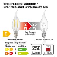 LED Gust Lamp  E14, bulk packing, for 880007 and 880014