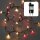 100-pcs. LED-Lightchain, 2 Colours, red + coldwhite, Outdoor-Transformer