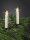 10-tlg. kabellose Kerzen "Mini", warm-weiße LEDs, dimmbar, flackerndes/stehendes Licht