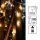 180-pcs. LED-Ball-Lightchain, warm-white LEDs, with Outdoor-Transformer, on barrel