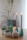 Set of 2 LED table candles real wax grey-coloured with flame optics 2AAA battery-operated with remote control