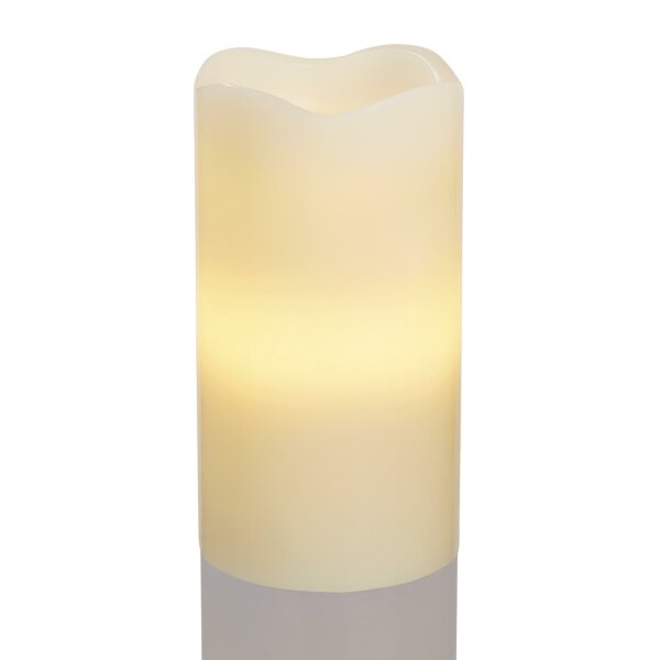 LED-Waxcandle with Star projection, with Timer, battery operated
