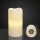 LED-Waxcandle with Star projection, with Timer, battery operated