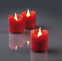 LED-Wax Candles , Set of 6 pcs. ,4,2 cm hoch, 4 cm...