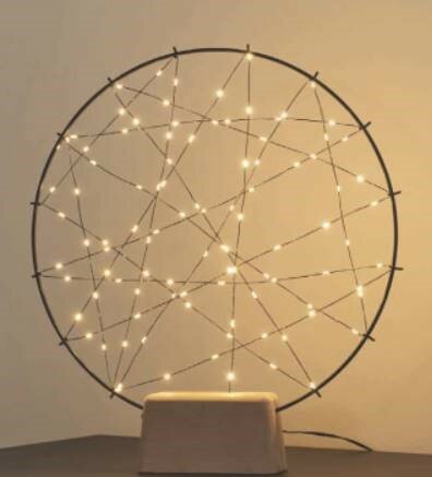 Dream catcher 80 LEDs, amber, Indoor-Transformer Timer