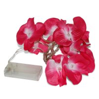 LED-Lichterkette mit Orchiden, warm-weiß, 10 LEDs,...