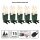 15-pcs.. Shaftcandle-Set, clear bulbs, for outdoor, CAK