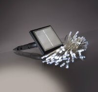 LED-Solar-Lichterkette, 50 LEDs weiß