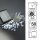 LED-Solar-Lichterkette, 50 LEDs weiß