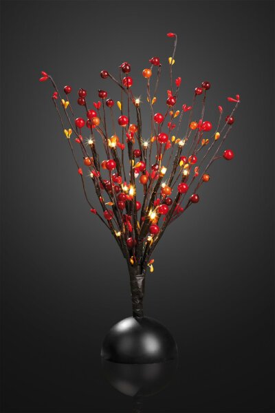 LED decorative tree with fruit, 16 LEDs,