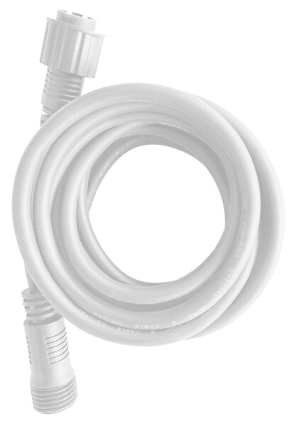Extention cable, 3 m, white