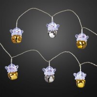 12-pcs. Lightchain with Acryl-Angel and Bells,...